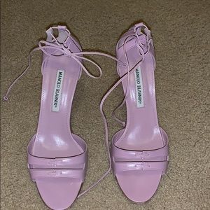 Manolo Blahnik Shoes - Manolo Blahnik, pale Plum, 37.5, ankle strap Manolo Blahnik Shoes - Manolo Blahnik, pale Plum, 37.5, ankle strap